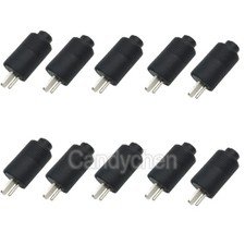 10Pcs 2 Broches Pin DIN Male Prises Connecteurs Pour Sonab Leak B&O Haut Parleur