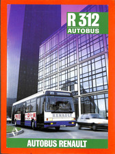 CATALOGUE / AUTOBUS RENAULT R 312 / BROCHURE de 1990