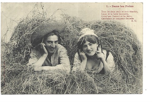 Carte fantaisie bergeret dans - fantaisie,