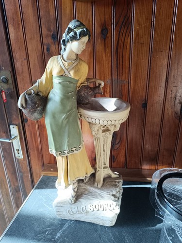 Sculpture plâtre polychrome