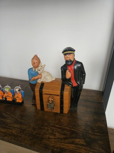 Rare vintage tirelire tintin - vintage,