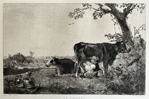 Albert cuyp borrel gravure - albert, /