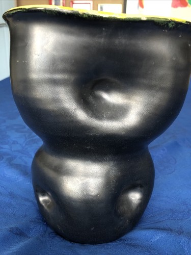 Très beau vase vintage noir