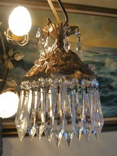 Filigree beaded powder Lamp
