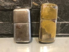 2 briquets anciens doré et