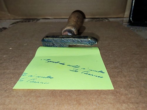 Très ancien tampon seau - ancien,