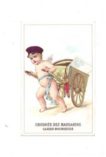 CAMBRAI (59) IMAGE ancienne CHICOREE des MANDARINS CASIEZ-BOURGEOIS Ange Livreur