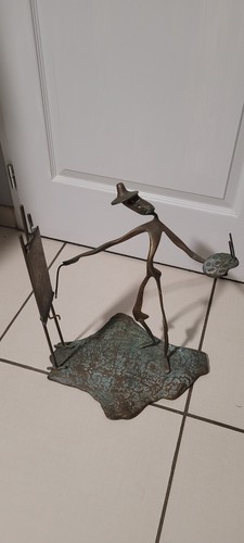 Sculpture bronze yves - sculpture, loué
