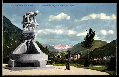 Bolzano fontaine laurins - bolzano,,