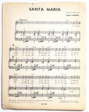 Partition vintage sheet music