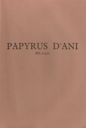 Papyrus ani 10470 - d'ani,