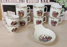 8 Tasses limoges Et 1 Beurrier