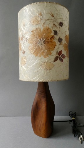 Lampe bois massif - lampe,