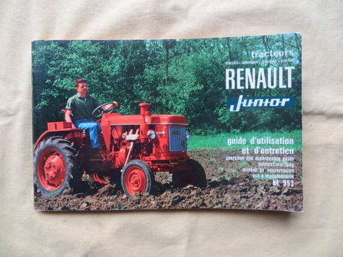 Tracteur renault junior - tracteur,