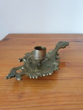 Bougeoir rat de cave en bronze