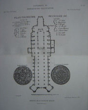 Belle et grande gravure Plan
