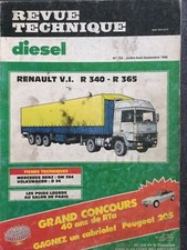 REVUE TECHNIQUE DIESEL Renault VI R340 et R365