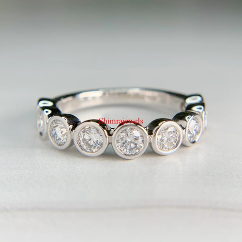 Coupe ronde moissanite avec - moissanite,