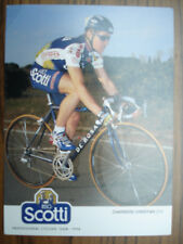 cyclisme carte  CHARRIERE  Christian  RISO SCOTTI 1998 