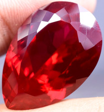 Naturel 49,45Ct Rubis Rouge