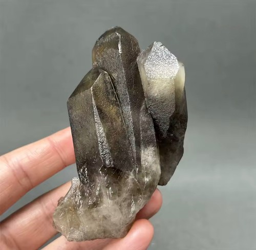 Cluster quartz fumée - quartz,