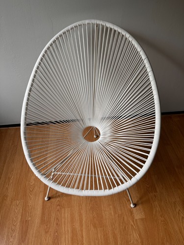 Chaise acapulco blanche - chaise,