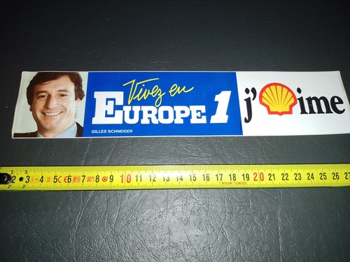 Autocollant europe radio - autocollant,