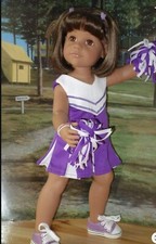 Vêtement pompom girl violet - vêtement,