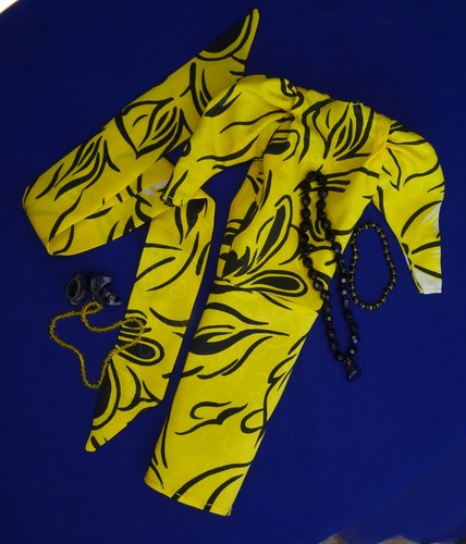 Barbie boubou africain couture - barbie,