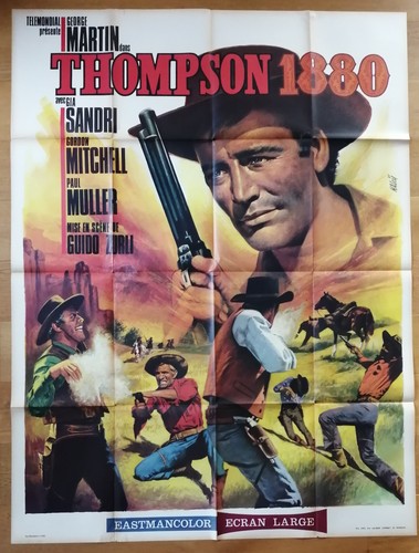 Thompson 1880 affiche cinema - thompson,