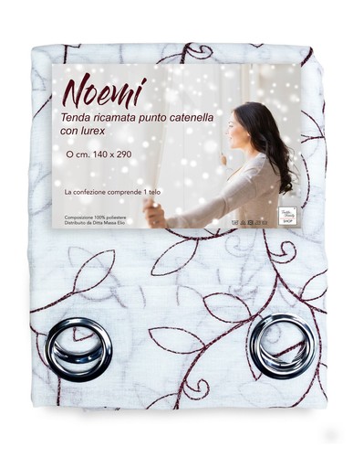 Noemi rideau broderie - noemi, moderne