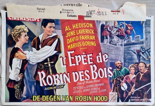 Affiche ancienne cinéma - , belge