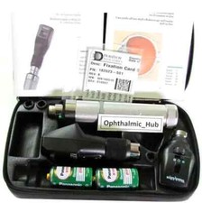 Welch Allyn Combined Set 3.5V Halogen HPX Streak Retinoscope Ophtalmoscope