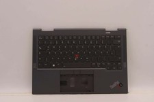 Original 5M11H45879 Lenovo Thinkpad Clavier Allemand Gris X1 Yoga Gen 7