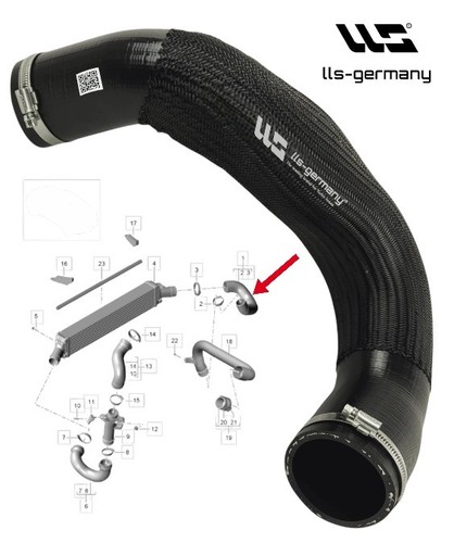 Tuyau turbo ladeluftschlauch - tuyau,