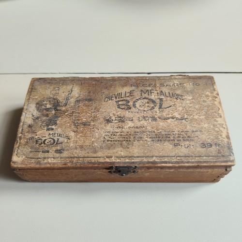 Ancienne boîte bois - ancienne, en