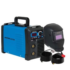 Poste à souder Inverter GX200 MMA Ecran digital + Cagoule de soudure Din13 Awelc