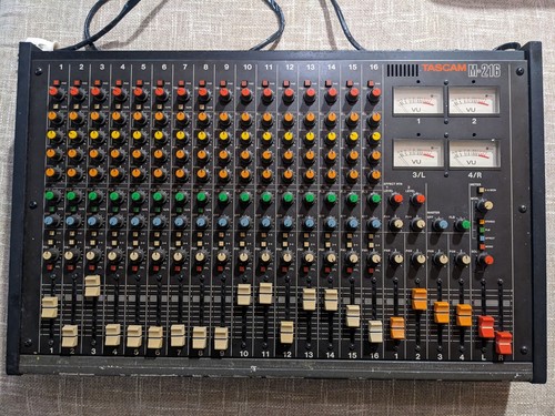 Analog mixer tascam 216 - mixer, m-216