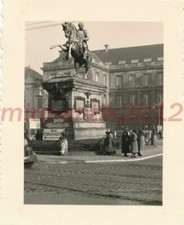 Photo, WW2, France, forêt de panneaux au monument équestre, 5026-635