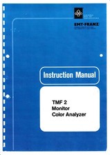 Manuel De L'Utilisateur Manuel pour Emt Tmf