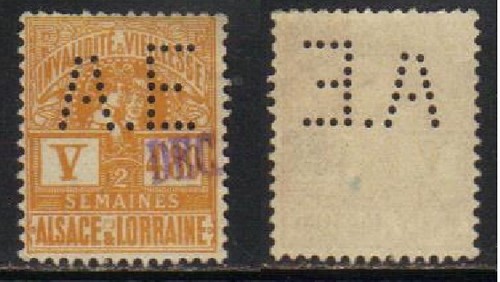 Fiscaux 1921 alsace fiscal - fiscaux,