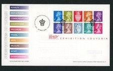 Royaume-Uni petit arc Stamp Show 2000 FDC