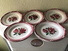 SARREGUEMINES DIGOIN 7 ANCIENNES ASSIETTES PLATES MODÈLE CIBON