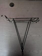 Porte bagage vélo ville vintage ancien pour roue de 650 noir