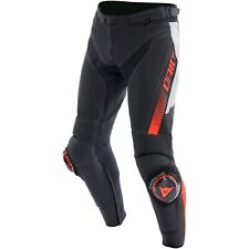 Hommes Moto Pantalon - Dainese Super Vitesse Perf Sport Course Pantalon en Cuir