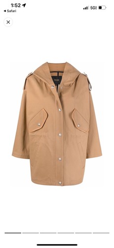 Maje gangyum hooded coat - maje,