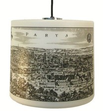 Pendant Ceiling Hanging Light White Glass ARLUS Vistosi Holmegaard French Milk