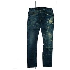 Pepe Jeans Neuf Brooke Femmes Pantalon Stretch Slim Fit Jambe W30 L32 Usé Acide