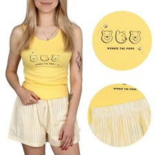 Pyjama d'été en coton à manches courtes Winnie l'ourson Disney pour fe