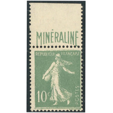 FRANCE N°188A 10c VERT SEMEUSE MINÉRALINE TIMBRE NEUF** SIGNÉ BRUN COTE 750€